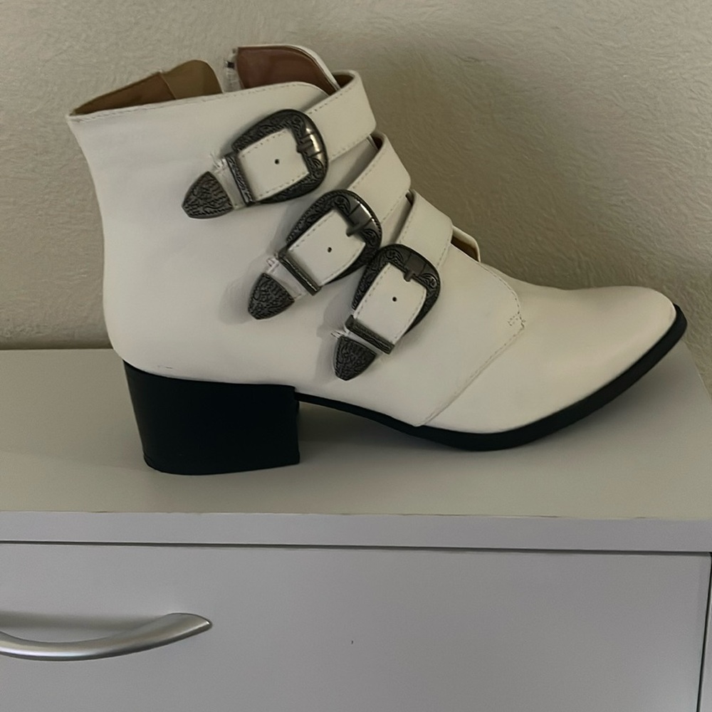 White bootie